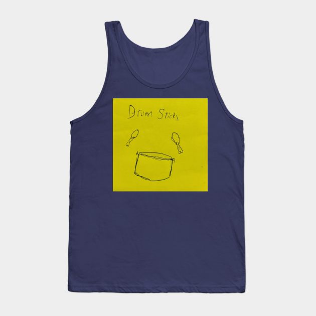 Drum Sticks Tank Top by CINEMA 911